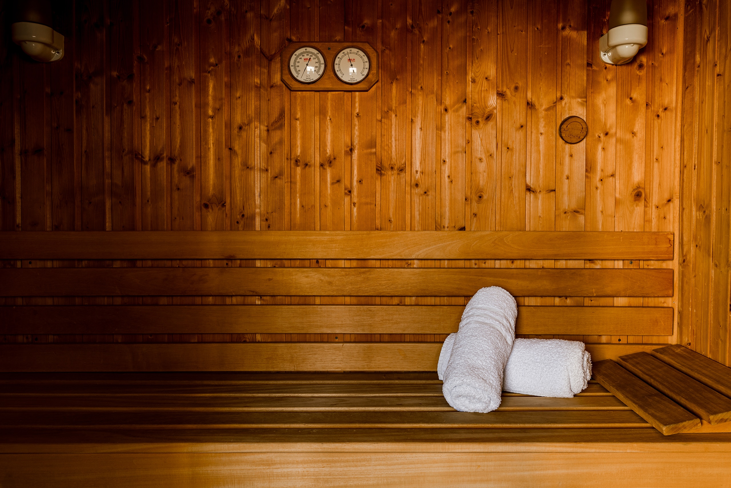 Relax at our Sauna after a busy day.