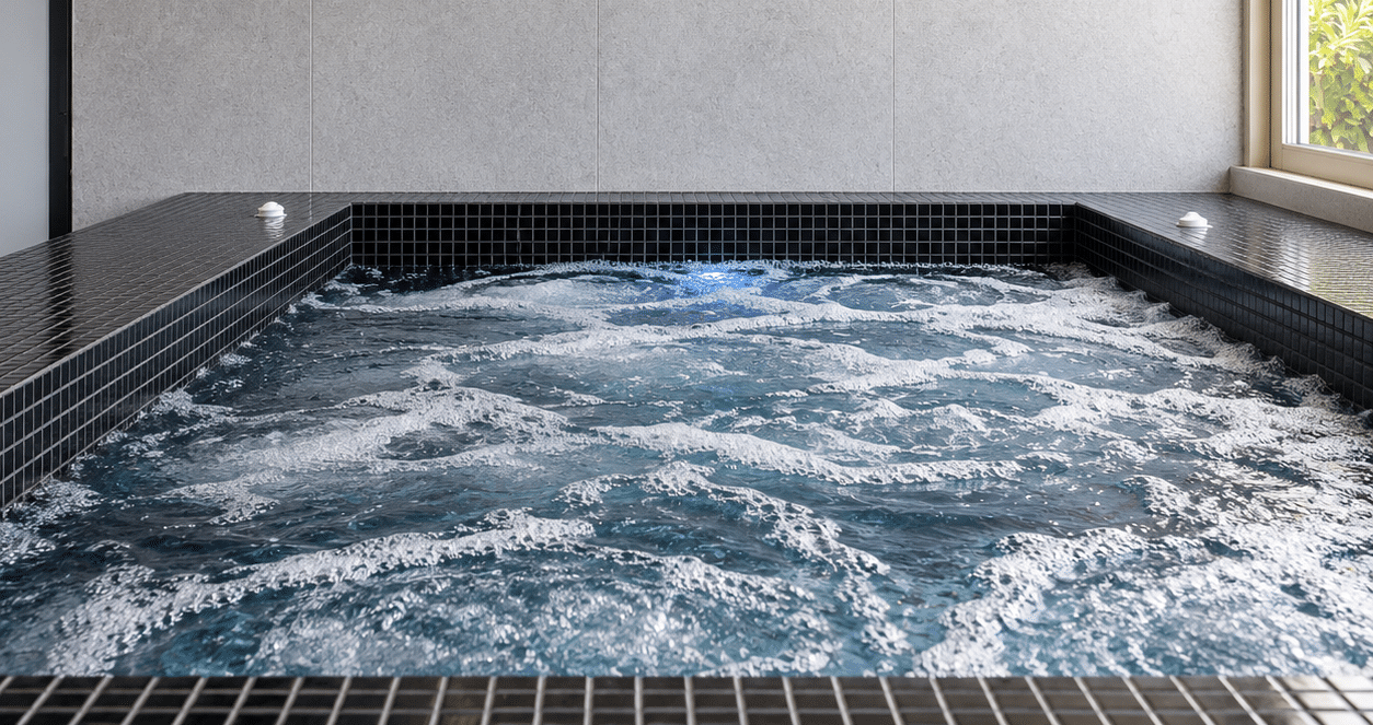Unwind in the jacuzzi.