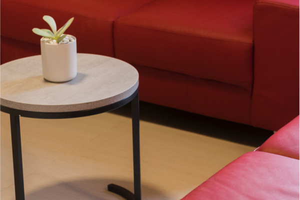 small table, blubay apartment