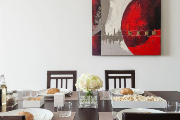 Table with breakfast, Blubay apartments