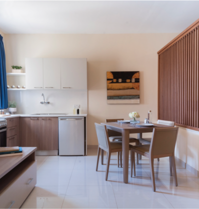 St Blubay Suite with a fully equipped kitchenette
