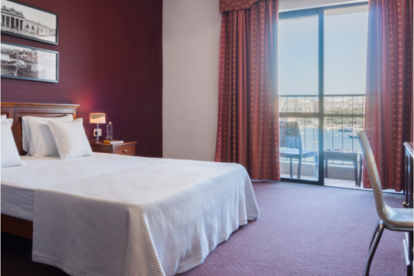 Bedrom at St Sliema Hotel