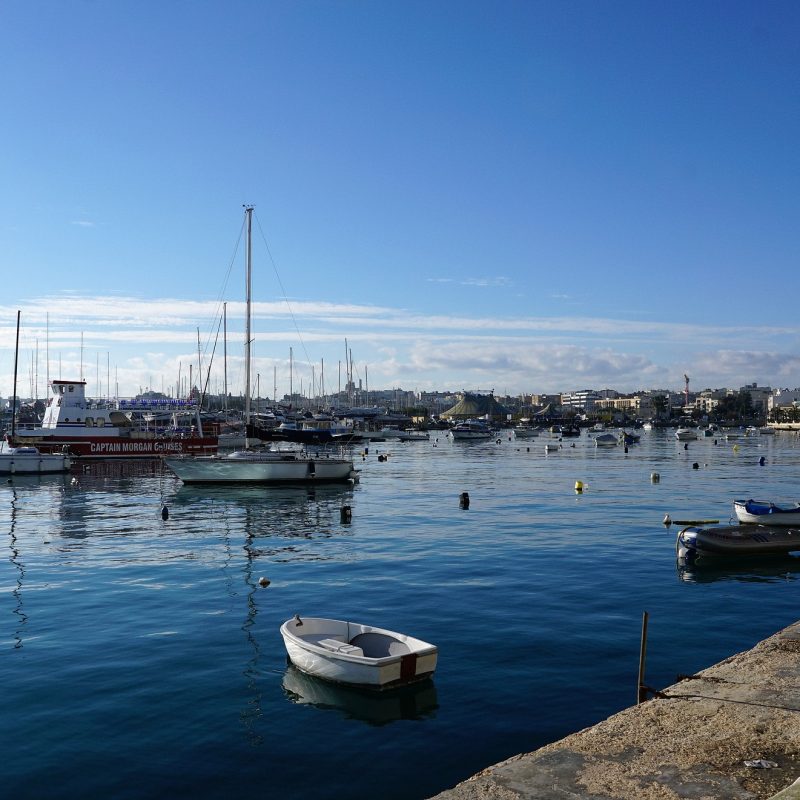 Sliema promenade in Malta
