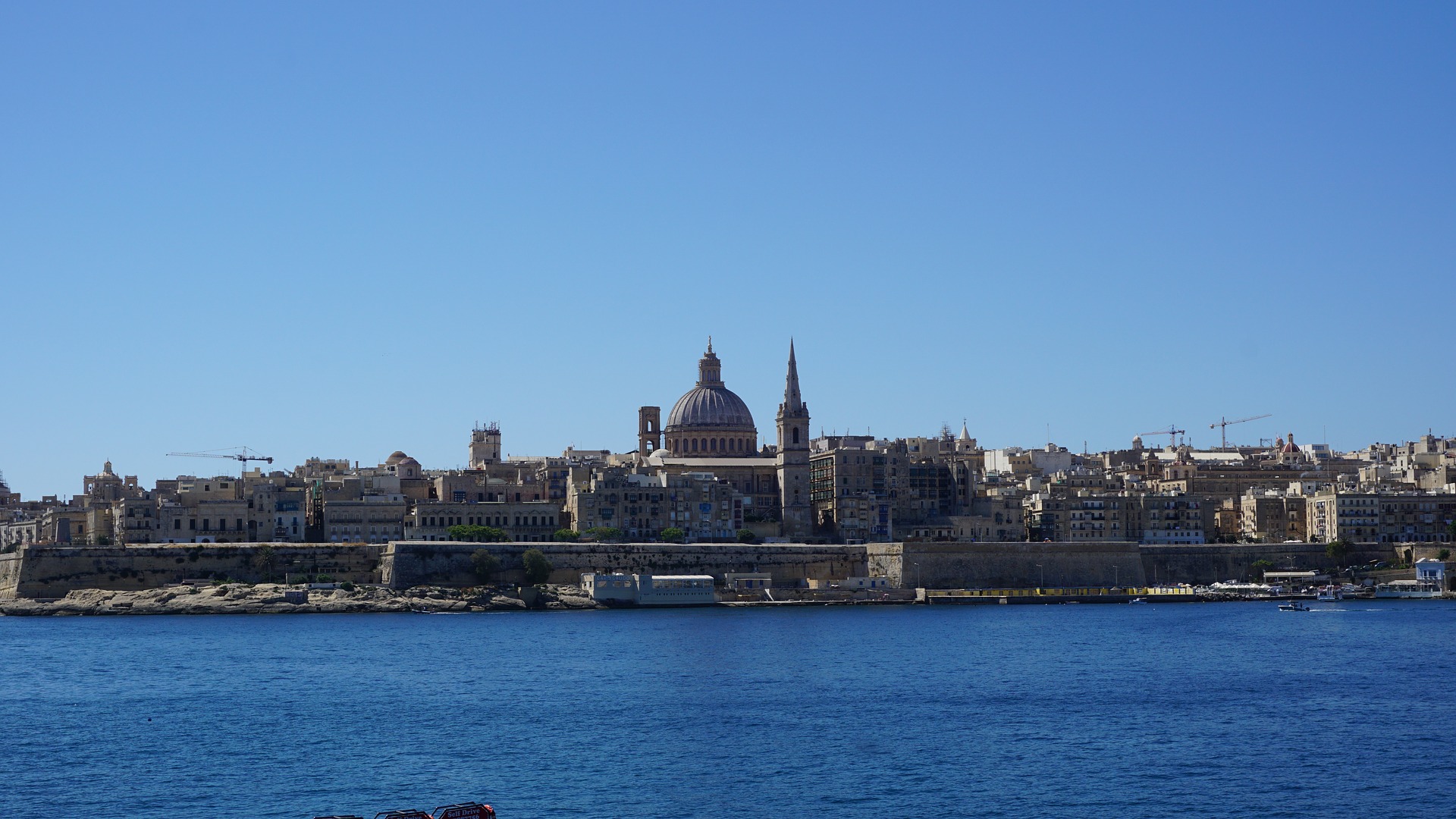 Sliema view with buildings and sea