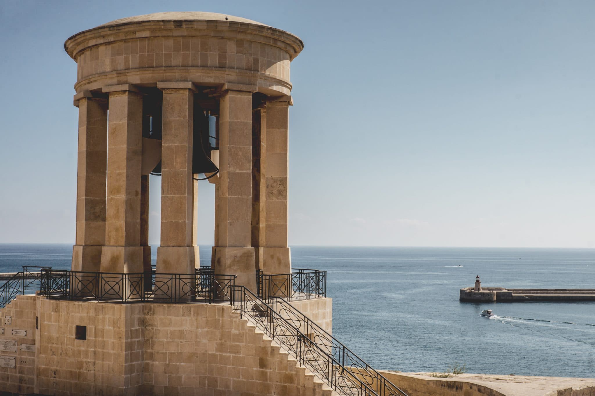 waterfront bell, ancient Maltese architecture that shows Malta tourism attraction