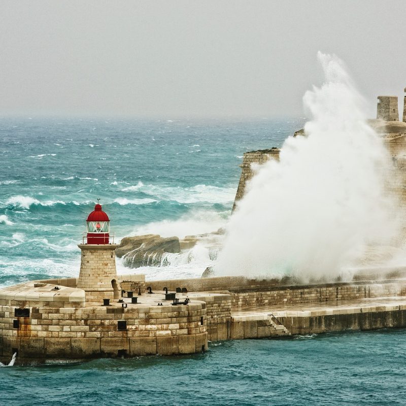 Image of Malta sea view and its waves that shows tourism attraction to those who travel to Malta