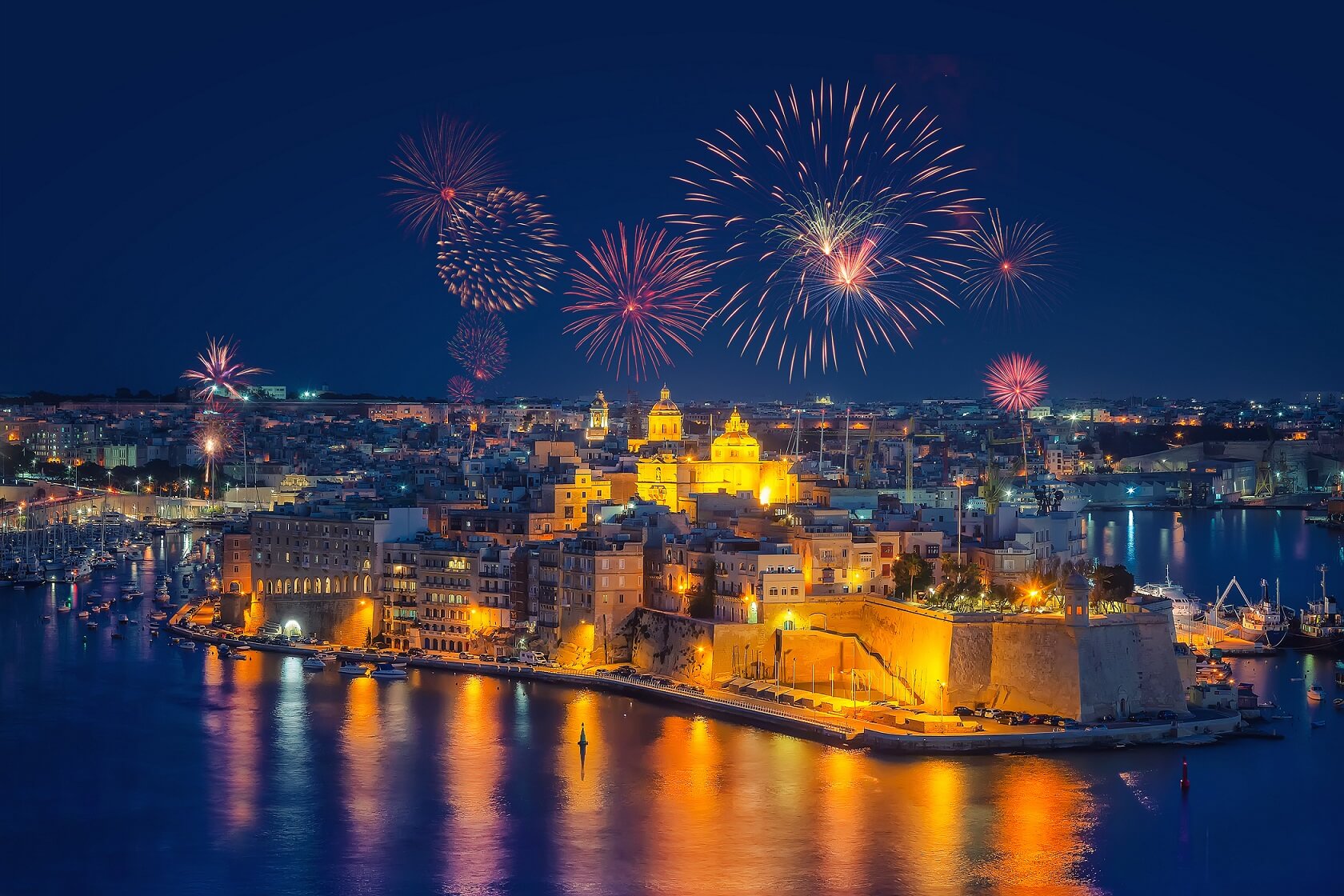 Fireworks in Maltese summer events